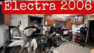 Harley-Davidson Electra 2006 - czas na coś więcej niż tylko wymiana oleju :) Nagi Harley :)