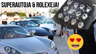 SUPERAUTOJA & ROLEXEJA! | VLOG 212 | CARS WITH ROBERT