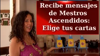 RECIBE MENSAJES DE MAESTROS ASCENDIDOS: ELIGE TUS CARTAS. Tarot Interactivo