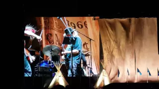 Neil Young Desert Trip, Indio, CA 10-15-16 Anti-GMO seed speech "Seed Justice - Like a Hurricane"