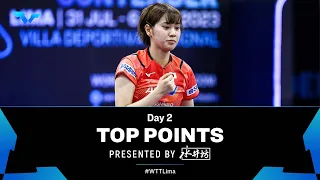 Top Points of Day 2 presented by Shuijingfang | WTT Contender Lima 2023