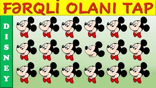 Fərqli olanı tap 8 - Disney Qəhrəmanları