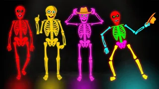 Teehee Town French | 5 Squelettes Sont Sortis | Chansons d'Halloween pour les Enfants