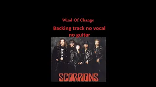 Wind Of Change - Scorpions (Backing track, no vocal, no guitar) acoustic guitar+