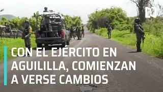 Ejército libera carretera Aguililla-Apatzingán, que controlaba el crimen organizado - En Punto