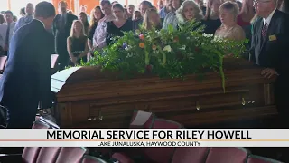 Memorial service held for Riley Howell