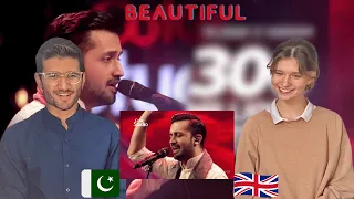 British X Pakistani Couple React to | Tajdar-e-Haram| Atif Aslam | Coke Studio Season 8