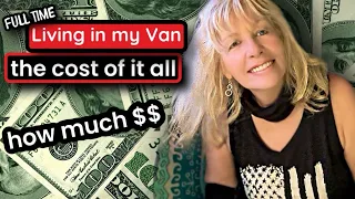 How much do I spend full time living in my minivan?  (Budget and cutting back ideas)