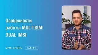 Особенности работы с MULTISIM-картой. Технология DUAL IMSI. Настройка M2M-оборудования