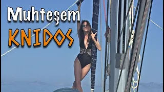 Knidos Büyük Liman'da muhteşem bir gün / Sailing Kalamari - Teknede Yaşam BL.04