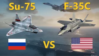 Dogfight: GTA V Warfare Mod — Su-75 Checkmate vs F-35C Lightning II