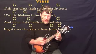 The First Noel (Christmas) Mandolin Cover Lesson in G with Chords/Lyrics