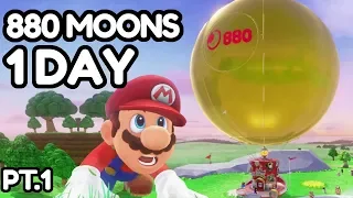 I collected ALL 880 Moons in Super Mario Odyssey in a single day... [1/2]