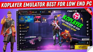 (New) KoPlayer Best Emulator For Free Fire Low End PC Without Graphics Card