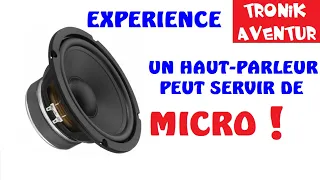 EXPERIENCE MAGIQUE AVEC 2 HAUT-PARLEURS = INTERPHONE sans pile !