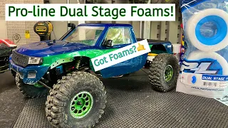 Pro-Line Dual Stage foams go into my Axial Capra 1.9 w/ Spare Time Hobbies Chassis, EPIC!