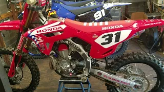 1:11 Changing Fork & Shock Springs CRF450R CRF250R (2017-2024) Honda Motocross Dirt Bike
