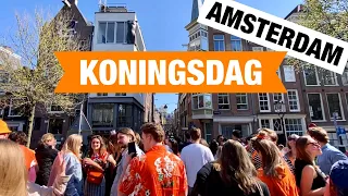 KONINGSDAG 2021 in Amsterdam 🇳🇱 KING'S DAY Street Parties