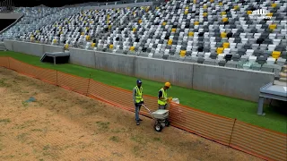 OBRAS INTERNAS E EXTERNAS DA ARENA MRV A TODO VAPOR!