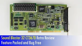 Sound Blaster 32 CT3670 ISA Sound Card Review for DOS Games