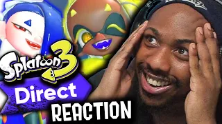 MY REACTION TO THE INSANE SPLATOON 3 DIRECT...