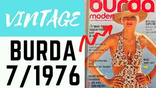 Burda 7/1976 | Vintage Sewing Pattern Magazine Browsethrough