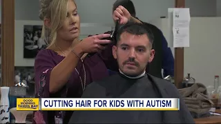 Tampa barber shop offering unique haircut experience to kids with autism