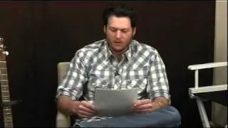 Blake Shelton Answer Your Questions