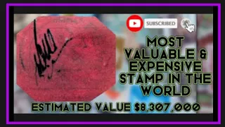 The World's Most Valuable & Expensive Stamp  | Single Rare Stamp | British Guiana 1c Magenta |