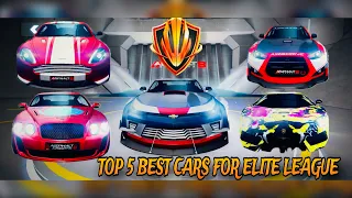 Asphalt 8, Top-5 Best Cars To Reach Elite League🔥
