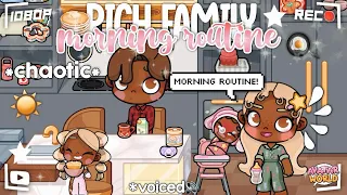 *AESTHETIC* FAMILY MORNING ROUTINE🥞💖avatar world 🌎|| VOICED🔊|| #recommend #avatarworld #roleplay