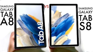 Samsung Galaxy Tab S8 Vs Samsung Galaxy Tab A8! (Comparison) (Review)