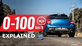 PDriveTV 0-100km/h testing & equipment explained (with 2018 Suzuki Swift Sport)
