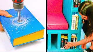 10 Bücherregal-Ideen, die jeden Bücherwurm glücklich machen | Originelle Bücherregale selber bauen