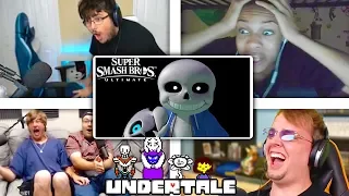 All Reactions to SANS Reveal Trailer - Super Smash Bros. Ultimate