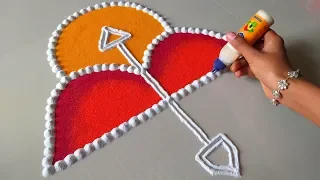 राम रंगोली | Top Beautiful Ram Rangoli जो आप भी बना लेंगे | Ram Mandir Rangoli | Rangoli by Radhika