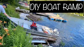 How to Make a Boat Ramp with Rollers