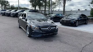 2018 Mercedes-Benz CLA 250 Sedan Black