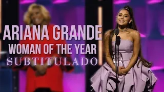 Ariana Grande recibe el premio a Mujer del Año - Women In Music [SUBTITULADO]