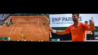 French Open 2023: Djokovic laughs at Carlos Alcaraz to his extraordinary shot in semi-final