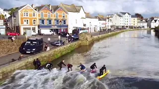 Surfing Bude River 17/05/2022