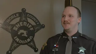 Noble County Deputy saves woman’s life with Heimlich maneuver