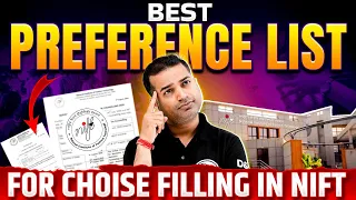 How to Make Best Preference List for NIFT Counselling 2024⚡🔥🤔? Choice Filling #NIFT