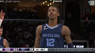 Ja Morant  34 PTS 7 REB 6 AST: All Possessions (2022-11-22)