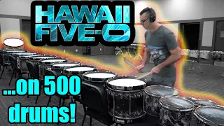 Hawaii Five-0 Drum Fill with 500 Drums