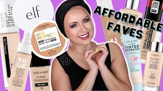 Top 10 AFFORDABLE Foundation FAVORITES! Steff's Beauty Stash