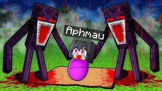 Ahmau Was Adopted by SCARY ENDERMAN FAMILY in Minecraft! - Parody Story(Ein,Aaron and KC GIRL)