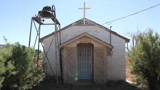 CREEPY GHOST TOWN IN NEW MEXICO.  ROUTE 66.  ABANDONED.