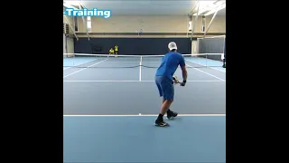 Returning 163mph Tennis Serve by Biggest Server in The World Sam Groth