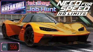 [Need For Speed: No Limits] Blackridge Breakout: KTM X-Bow GT-XR - 1st Day: Job Hunt